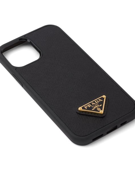 prada iphone case 12 pro max|Saffiano cover for iPhone 12 Pro Max .